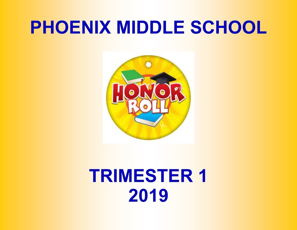 2019-20 Term One Phoenix Honor Roll