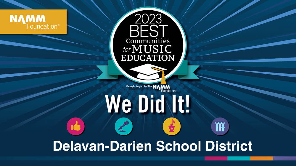 Delavan-Darien’s Music Education Program Receives National Recognition Again