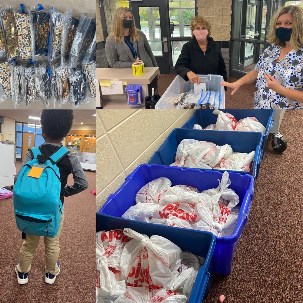 Masks, Backpacks, Food, and more have been donated to Turtle Creek students thanks to amazing contributions from community members and organizations