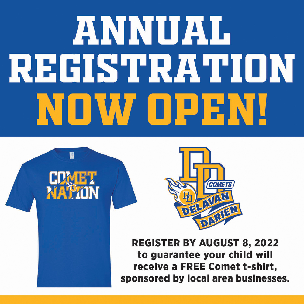 DDSD Annual Registration Open 