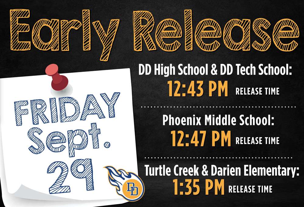 2-Hour Early Release Sept. 29