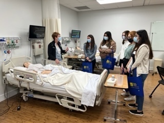 Introduction to Health Occupations course takes a field trip to George Williams College