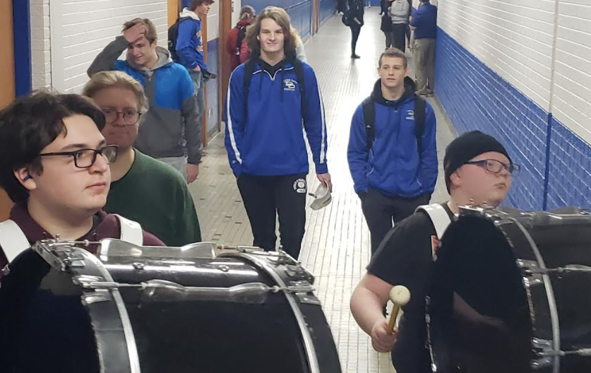 Wrestling Drum Line